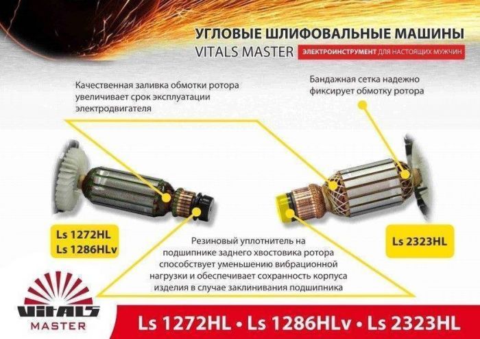 УШМ Vitals Master Ls1286HLv