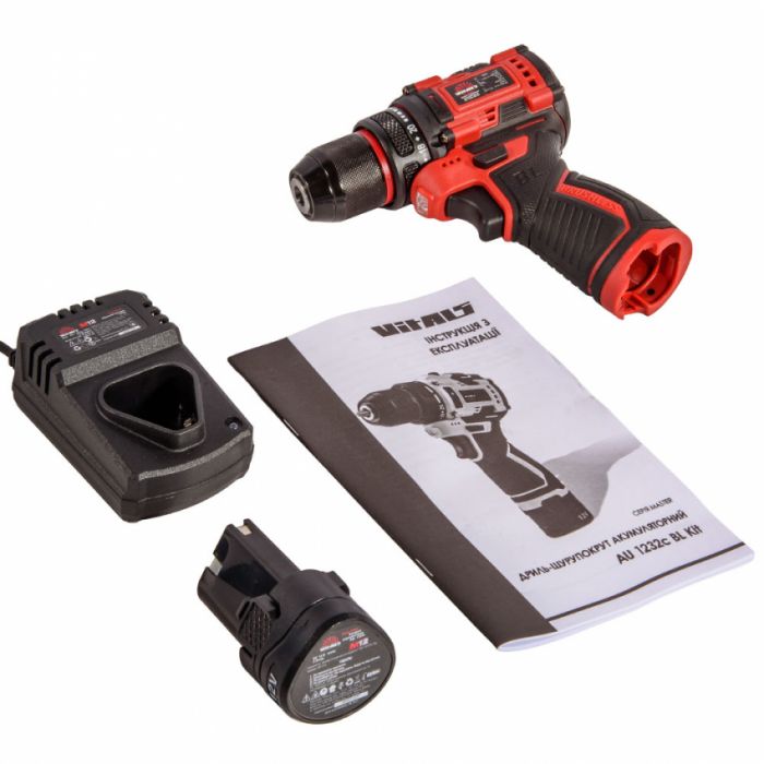 Дриль-шурупокрут акумуляторний Vitals Master AU 1232c BL Kit