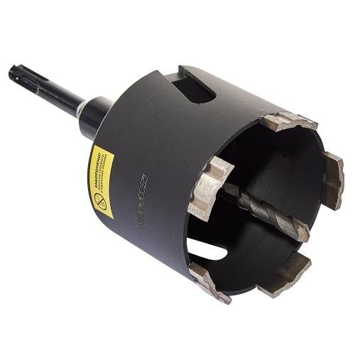 Комплект коронка алмазна по бетону Vitals Professional 82×110 мм М16 SDS-plus