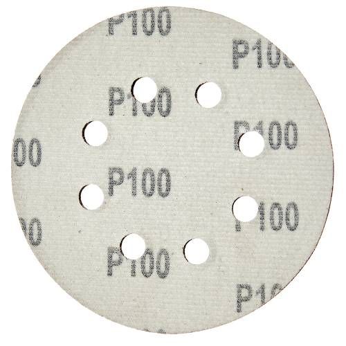 Круг шліфувальний самозачіпний Vitals 125 мм 8 отв з. 100, 5 шт.