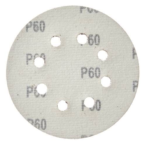 Круг шліфувальний самозачіпний Vitals 125 мм 8 отв з. 60, 5 шт.