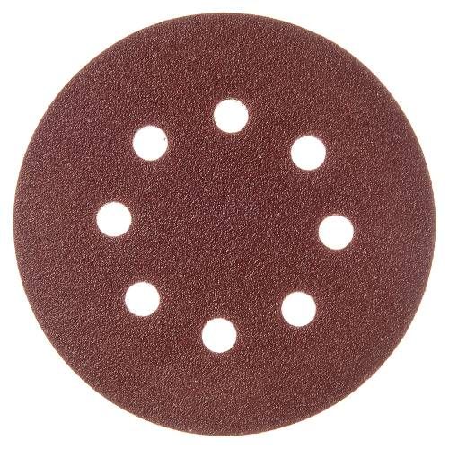 Круг шліфувальний самозачіпний Vitals 125 мм 8 отв з. 80, 5 шт.