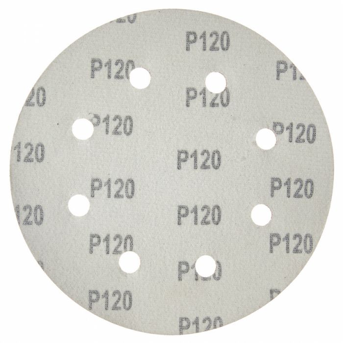 Круг шліфувальний самозачіпний Vitals 180 мм 8 отв з. 120, 5 шт.