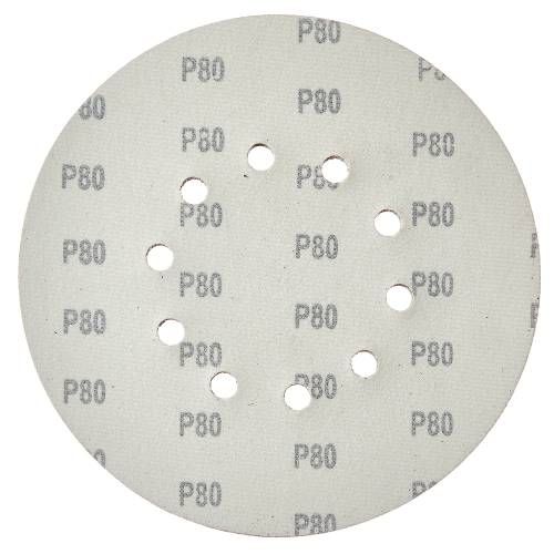 Круг шліфувальний самозачіпний Vitals 225 мм 10 отв з. 80, 5 шт.