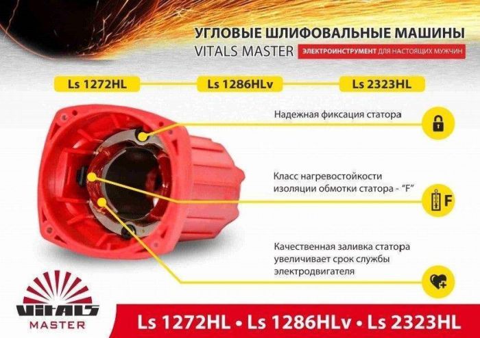 УШМ Vitals Master Ls1286HLv