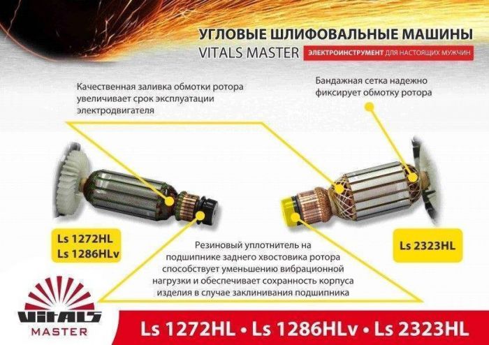 УШМ Vitals Master Ls1286HLv