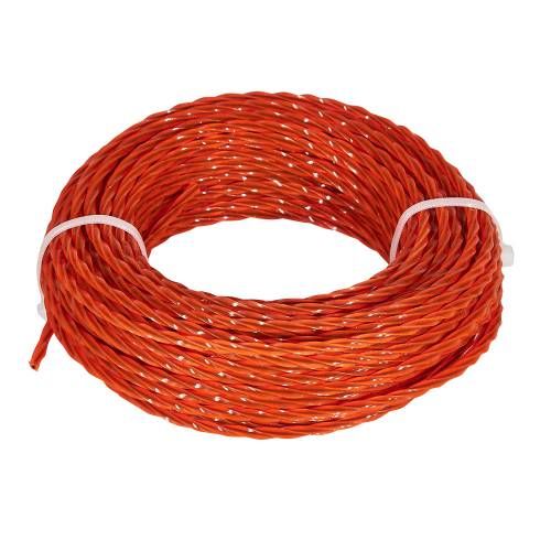 Лісочка для триммерів Vitals (кручений квадрат з кордом) 2.7mm*15m