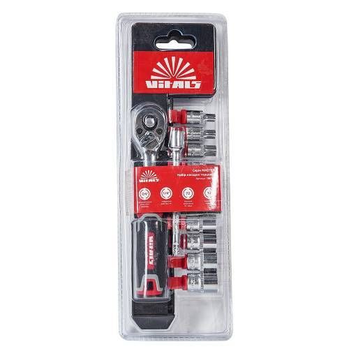 Набір головок торцевих з тріскачкою 1/2″ Vitals Master