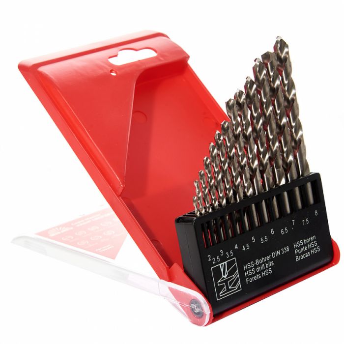 Набір свердел по металу HSS 4341 13 шт. 2–8 мм Vitals Master