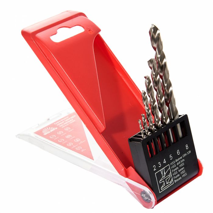 Набір свердел по металу HSS 4341 6 шт. 2–8 мм Vitals Master